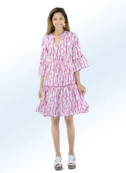 Kleid In Batik-Optik