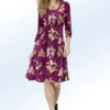 Kleid In Schwingender Schlupfform -Banes Noble Geschaft kleid in schwingender schlupfform farbe beere bunt groesse 040