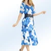 Kleid Mit Floral Dessinierung -Banes Noble Geschaft kleid mit floral dessinierung farbe bleu ecru bunt groesse 021