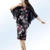 Kleid Mit Floralem Dessin -Banes Noble Geschaft kleid mit floralem dessin farbe schwarz bunt groesse 036